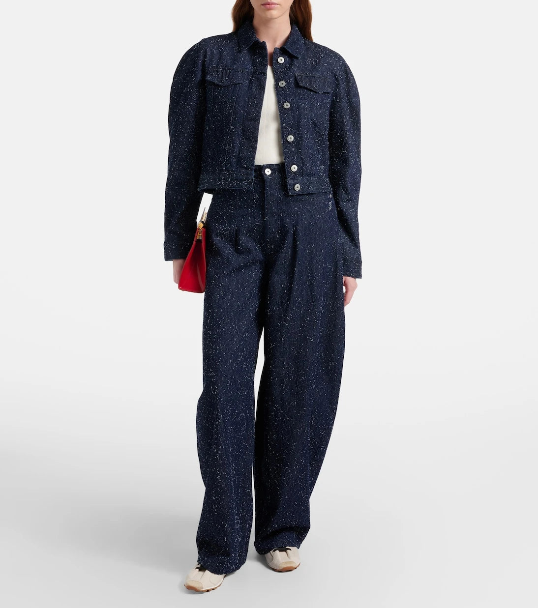 Jacquemus - Logo barrel-leg jeans