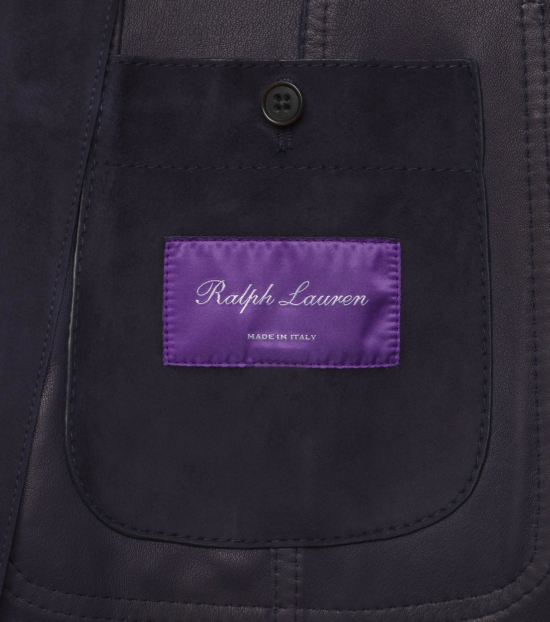 Ralph Lauren Purple Label - بليزر من الشامواه