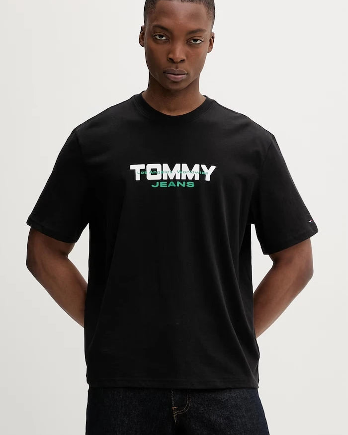 Tommy Jeans erkek pamuklu tişört
