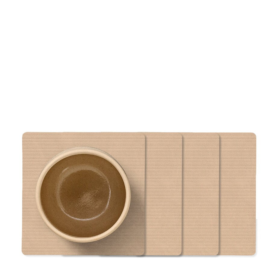 Square Corduroy Coasters (Set of 4)