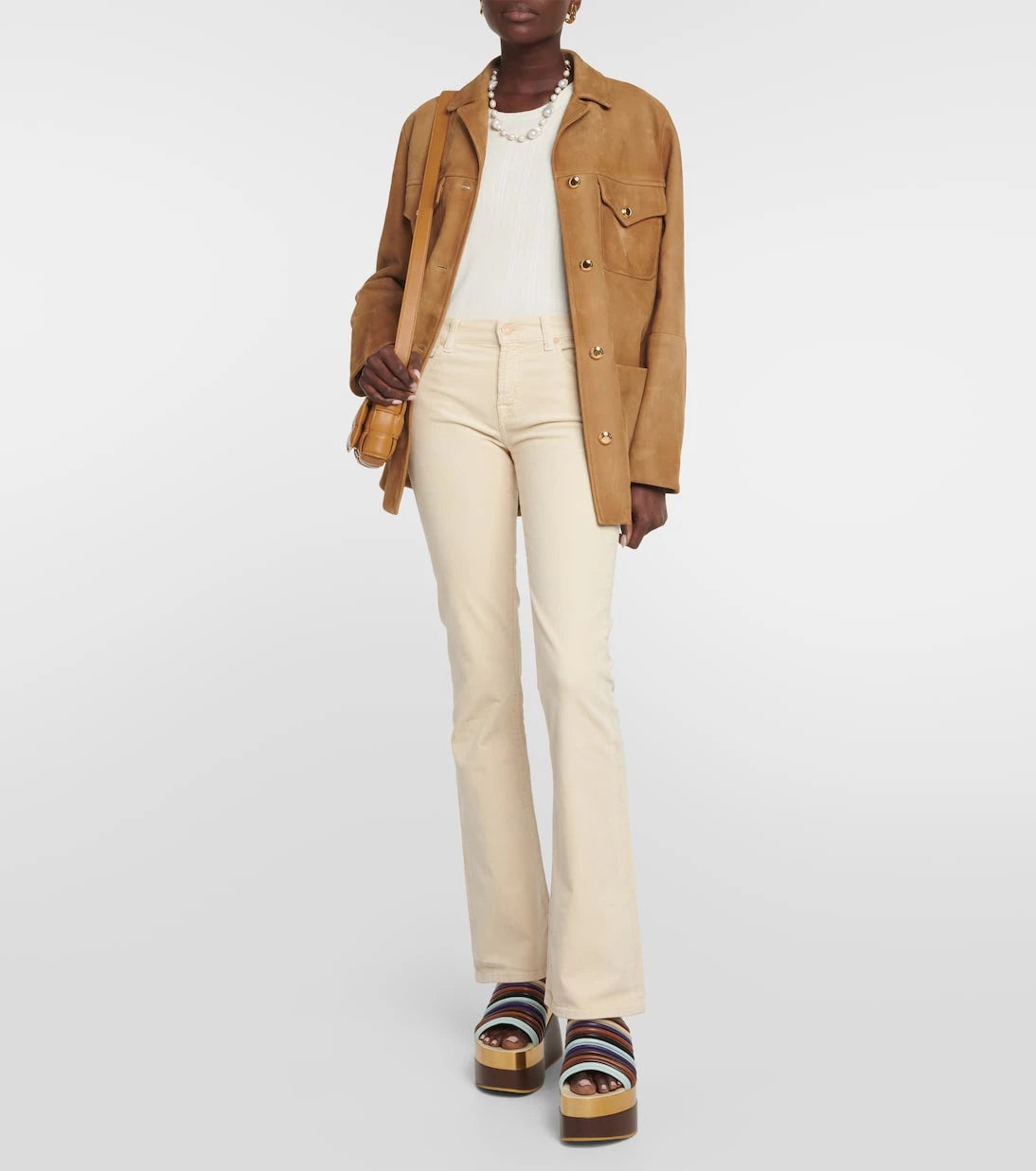 7 For All Mankind - Mid-rise flared jeans
