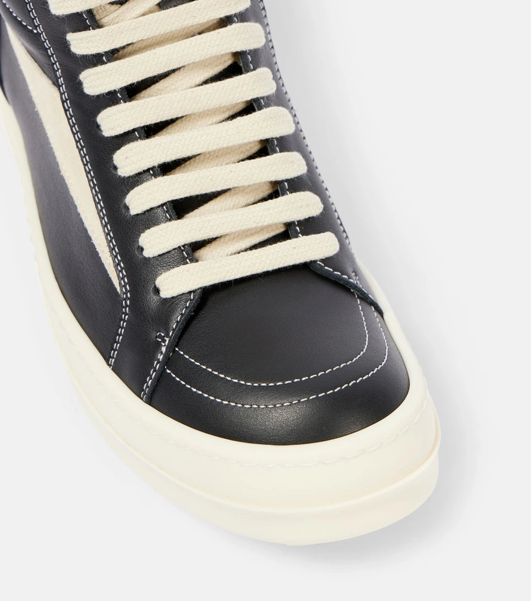 Rick Owens - Vintage leather high-top sneakers