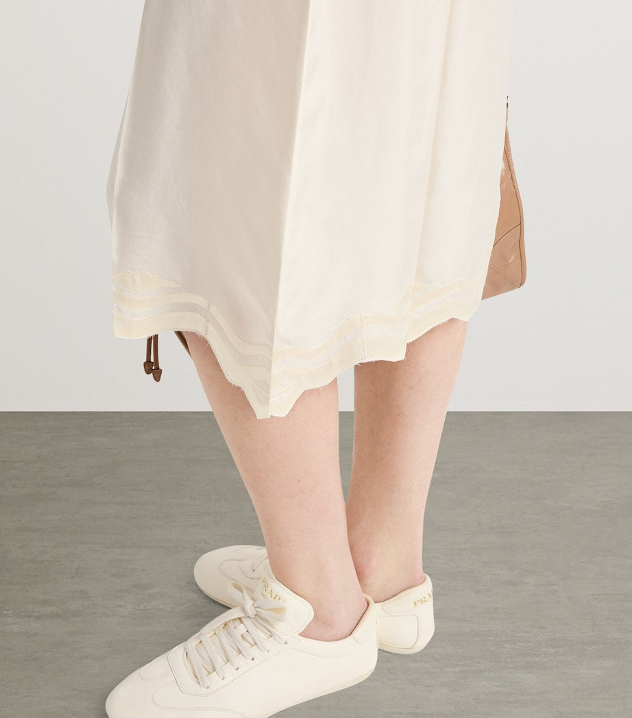 Prada Yellow Silk Habutai Skirt