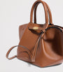 Demellier Brown Medium Leather New York Shoulder Bag