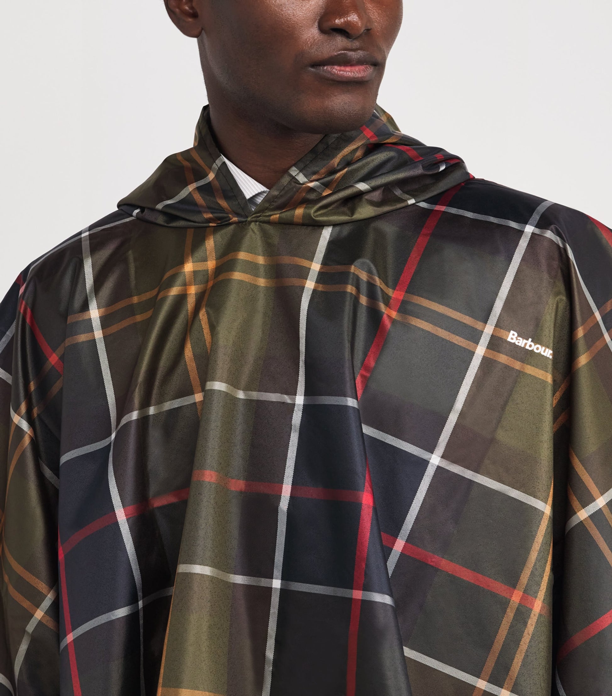 Barbour Multi Tartan Showerproof Poncho