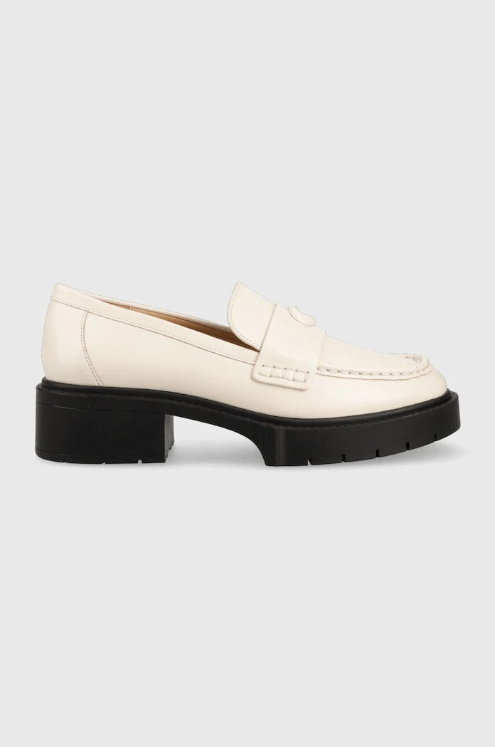 Кожени мокасини Coach Cb990 Leah Loafer