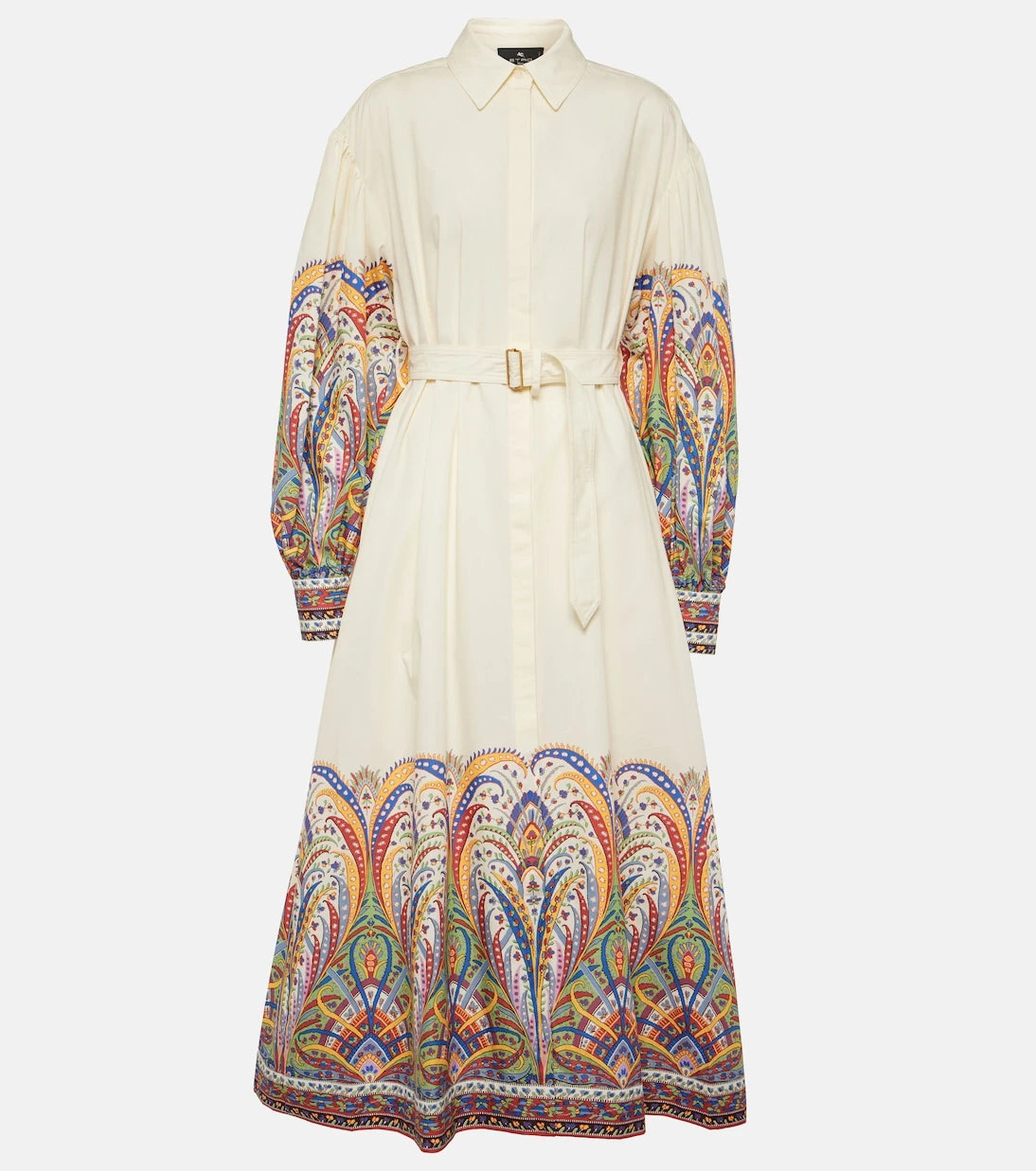 Etro - Paisley cotton poplin shirt dress
