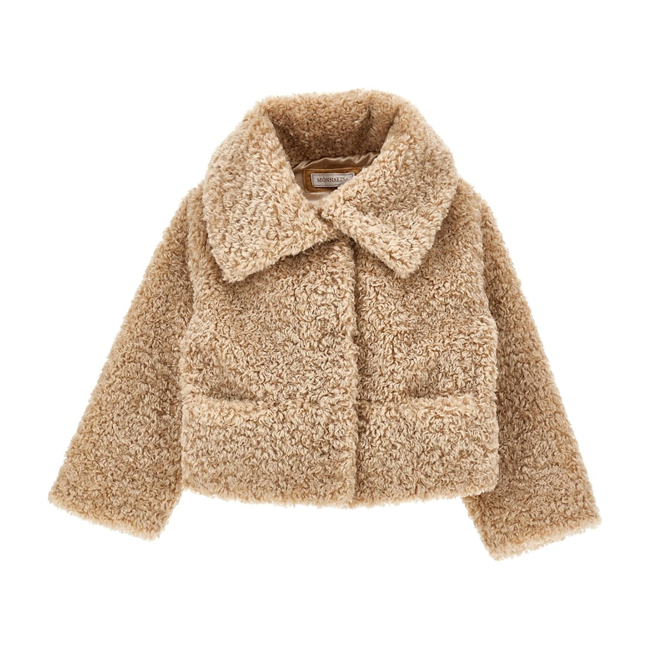 Cropped Teddy Jacket (2-12 Years)