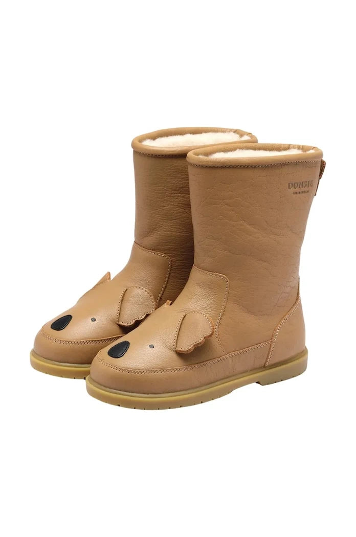 Детски кожени зимни обувки Donsje Wadudu Classic Boots Koala