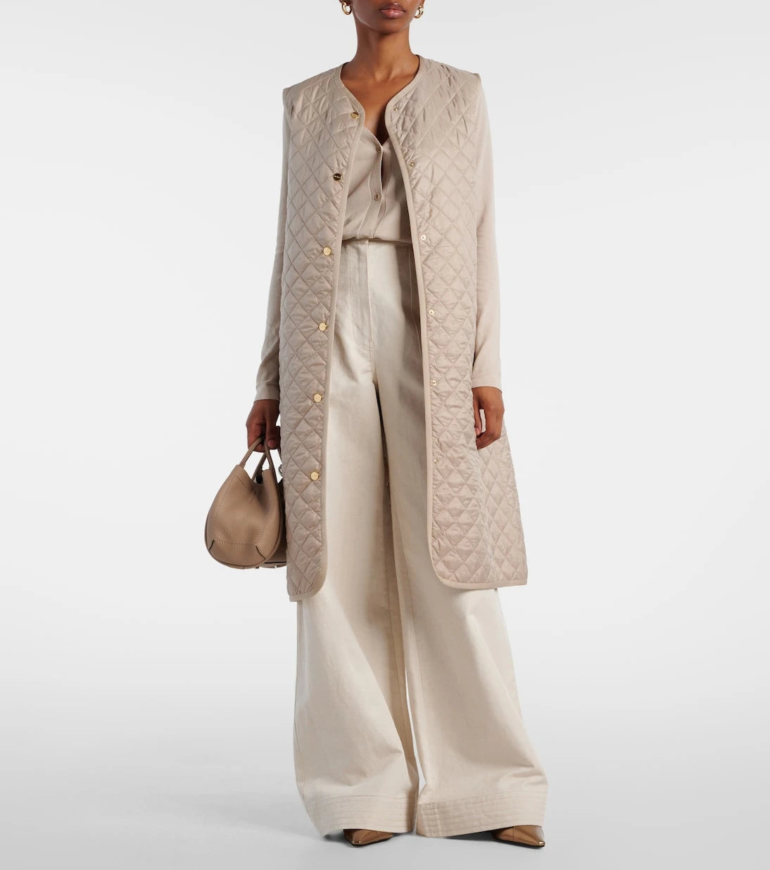 Max Mara - Lauren belted quilted coat