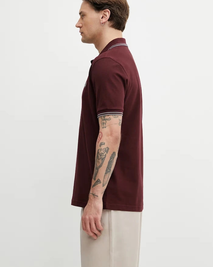 Fred Perry тениска с яка мъжка от памук
