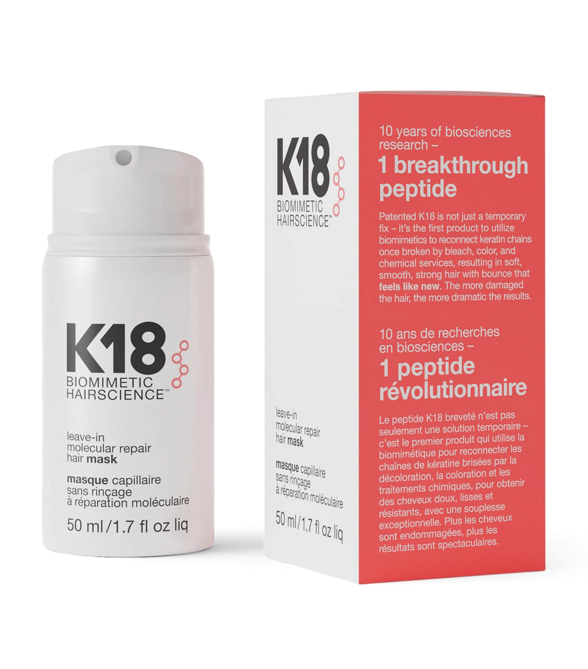 K18 Leave-In Molecular Repair Hair Mask (50ml)