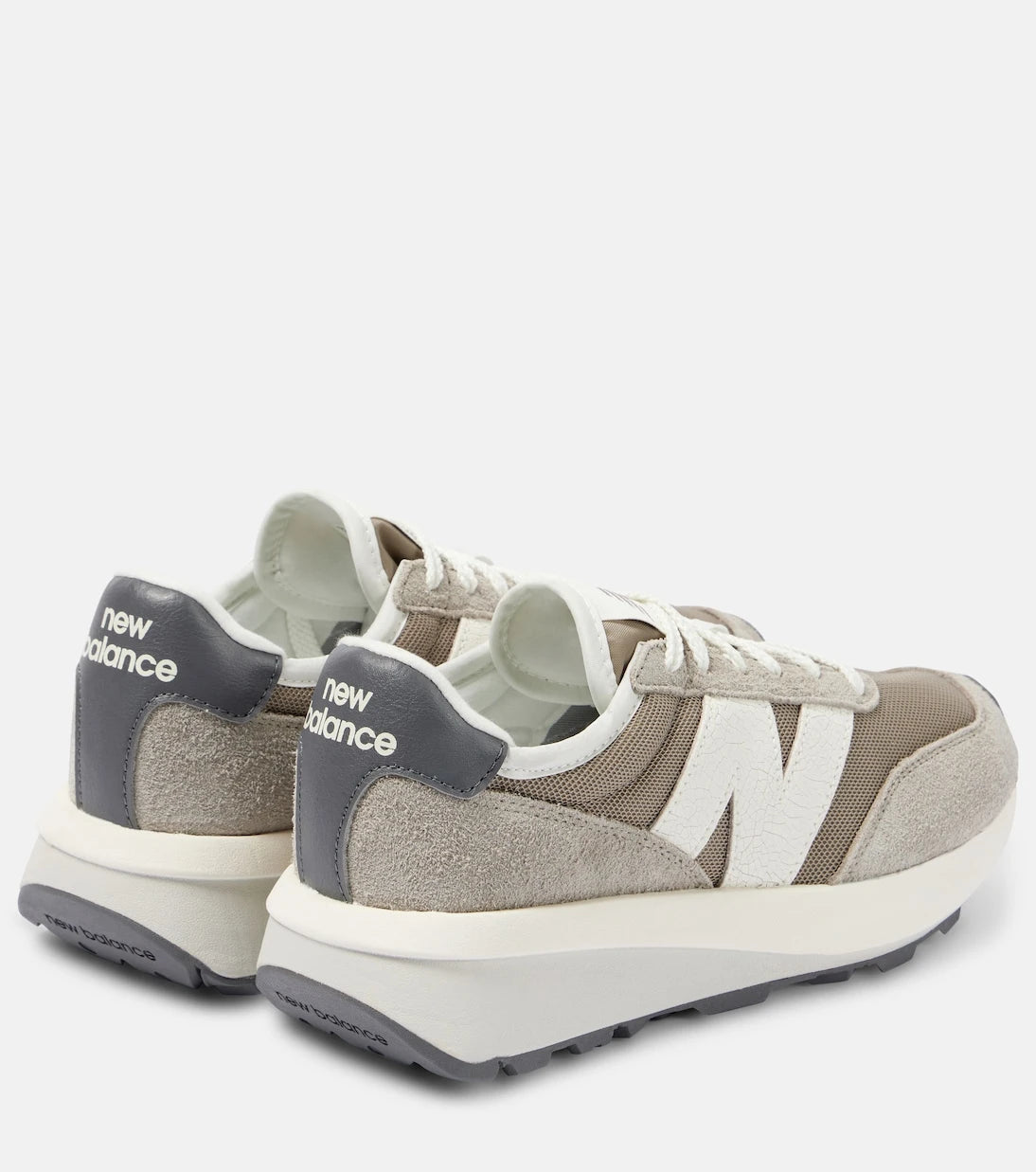 New Balance - 370 suede-trimmed sneakers