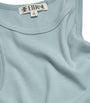 Fitted Tank Top DUSTY BLUE