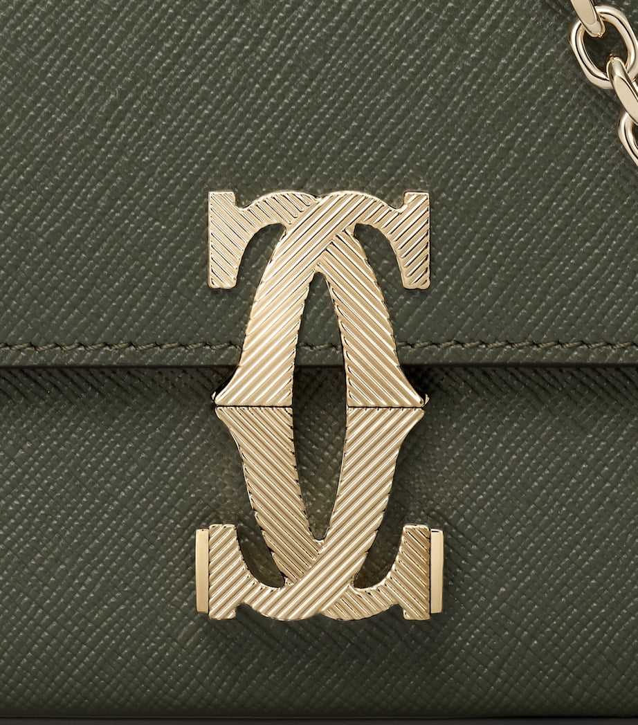 Green Mini Leather C de Cartier Shoulder Bag