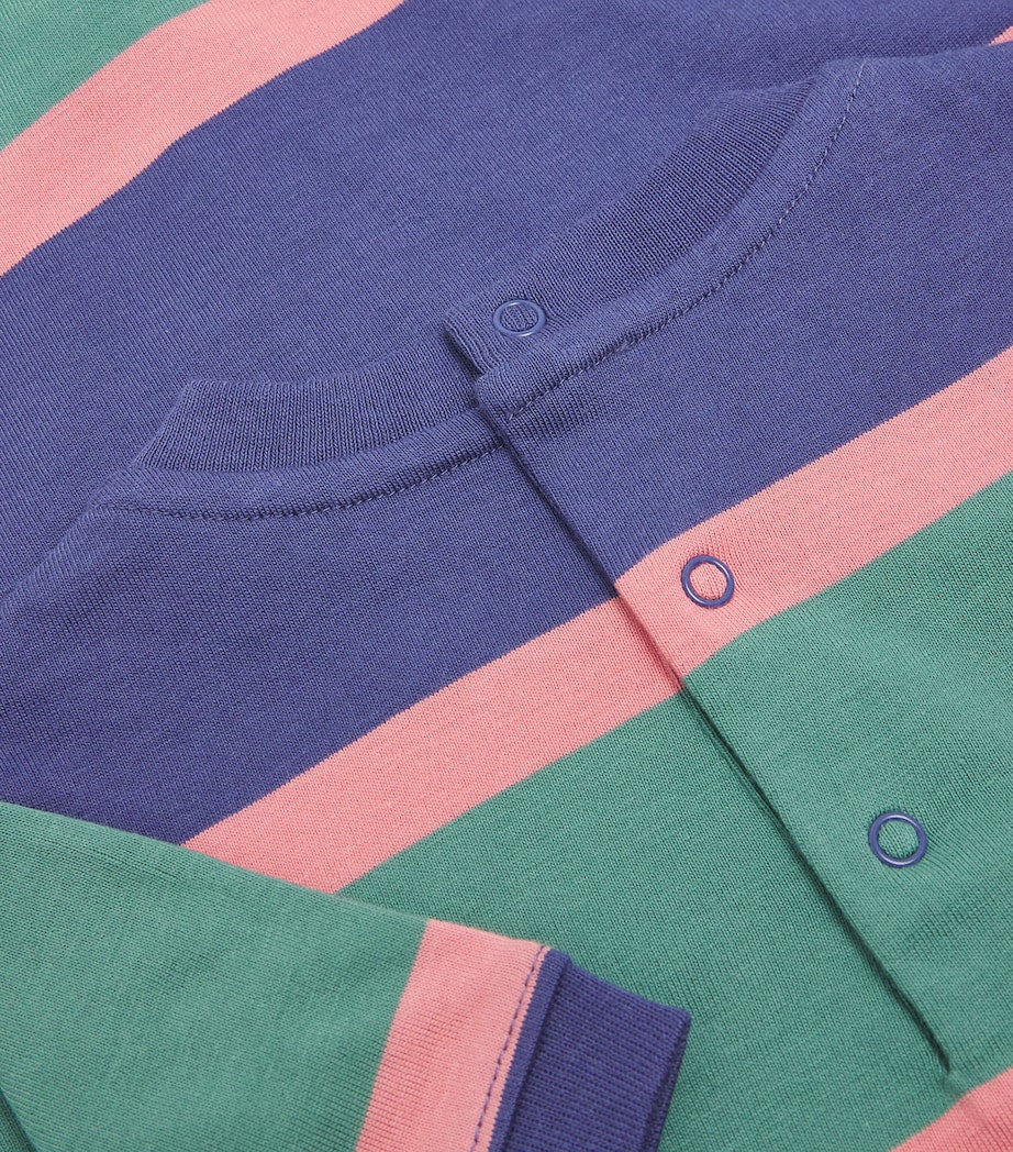 Ralph Lauren Kids Cotton Striped Playsuit (3-12 Months)