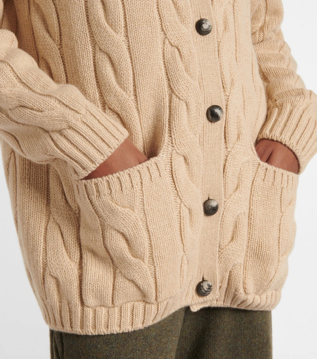 Loro Piana - Napier cashmere cardigan