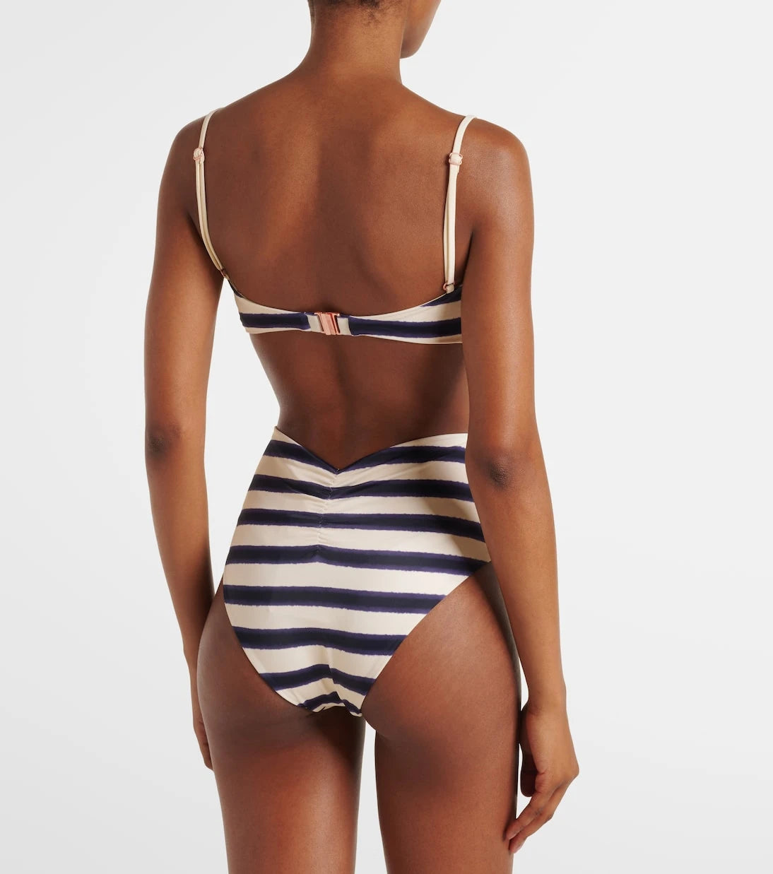 Johanna Ortiz - Striped high-rise bikini bottoms