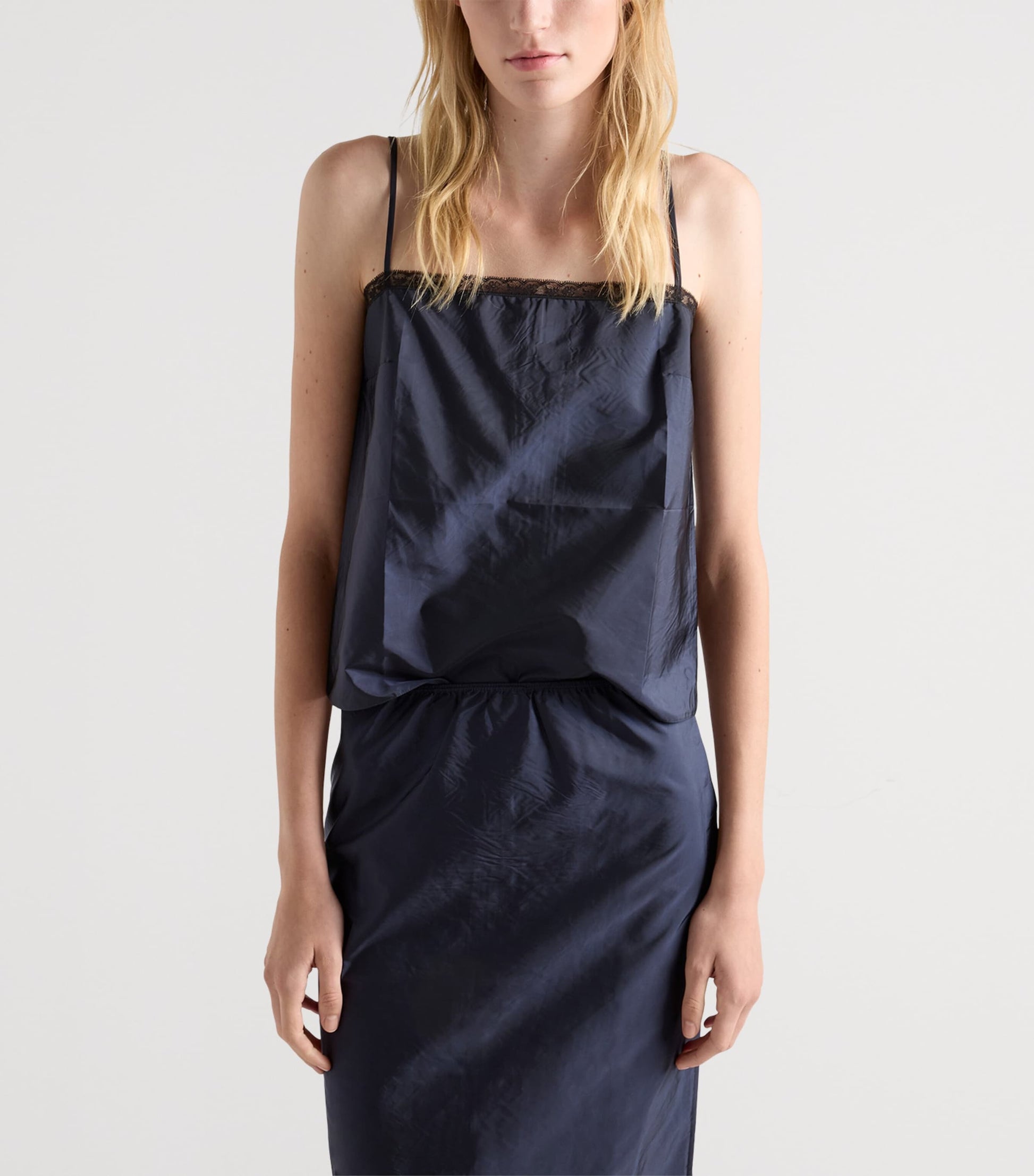 Prada Blue Re-Nylon Tank Top