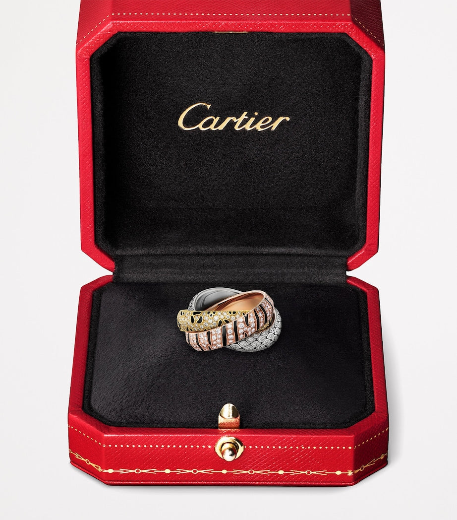 Gold and Diamond Trinity Wild One Ring