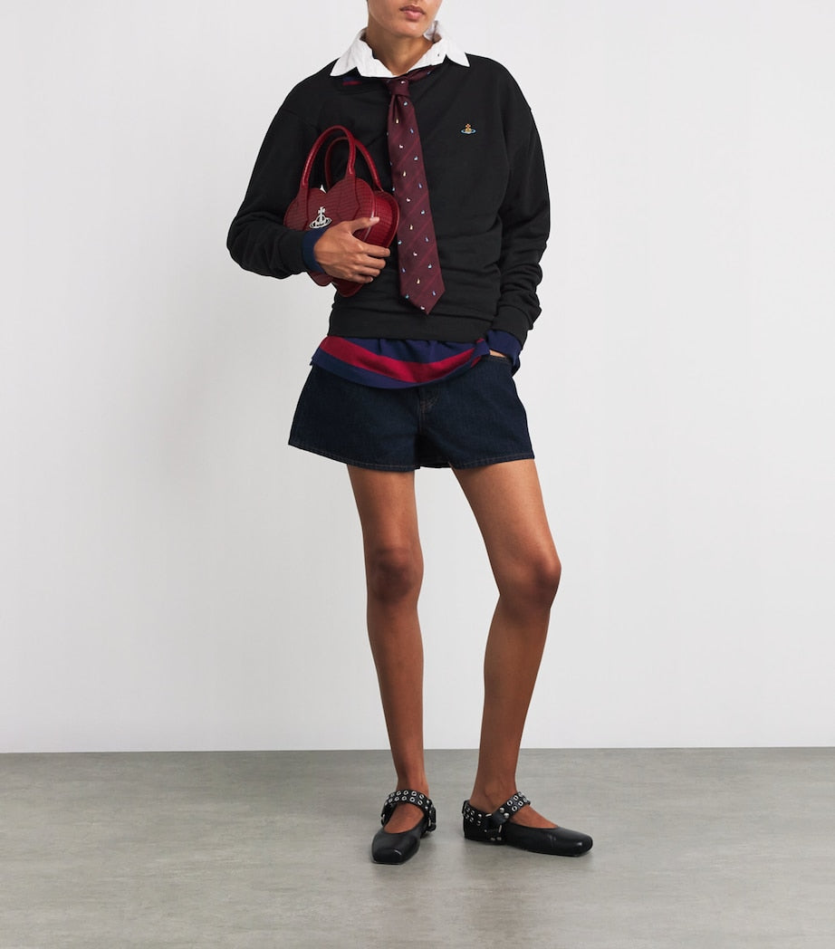 Vivienne Westwood Black Cotton Hebo Sweatshirt