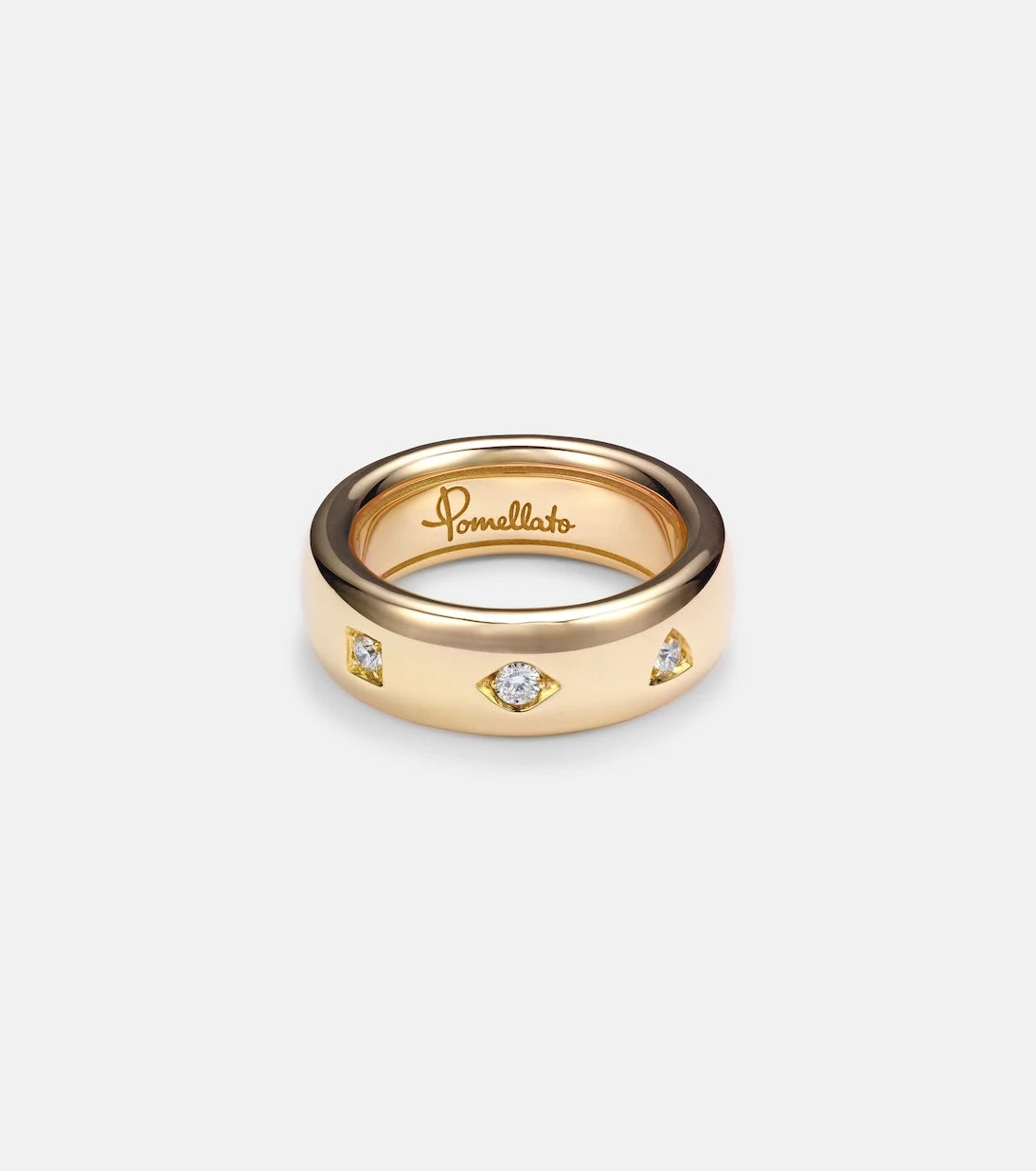 Pomellato - Iconica 18kt rose gold ring with diamonds