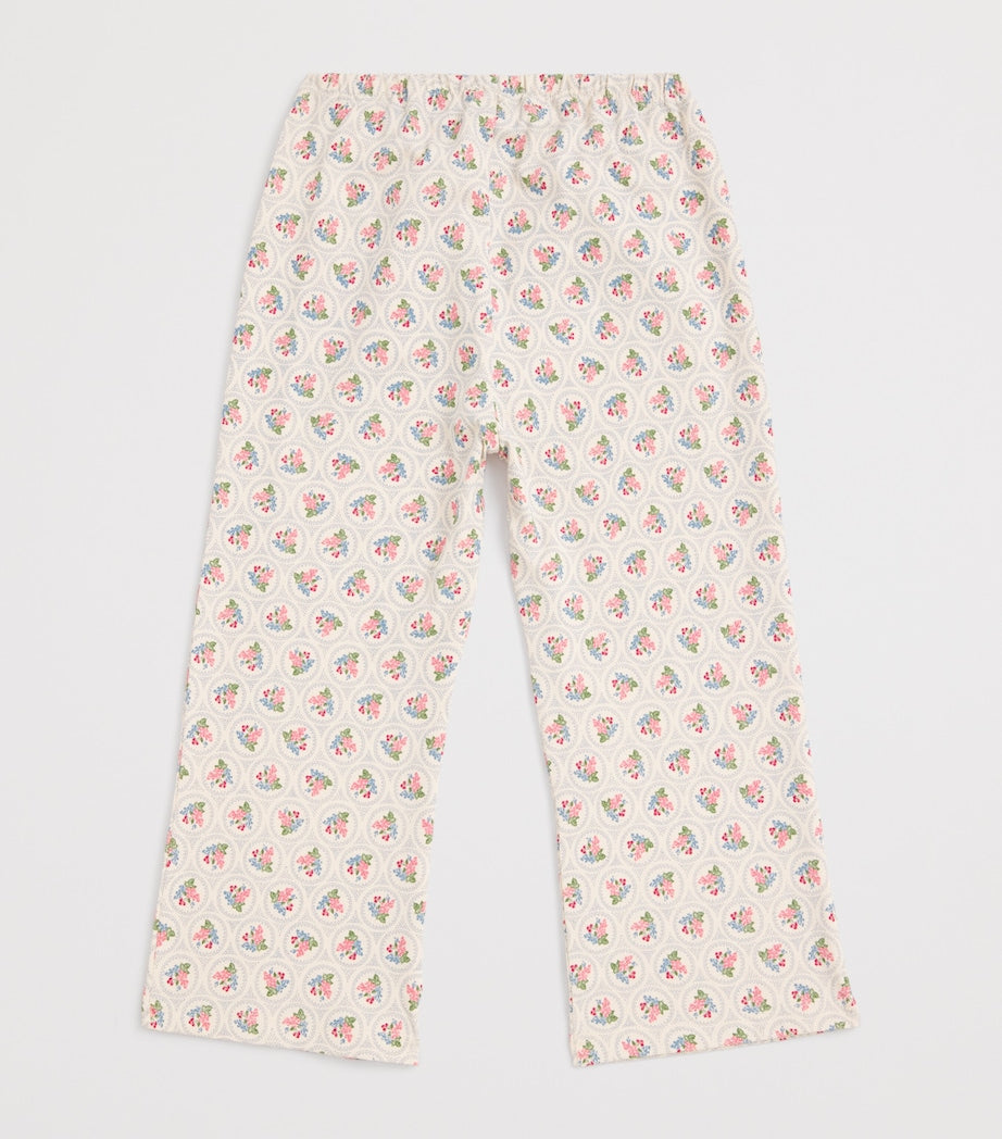 Cotton Floral Trousers (12 Months-4 Years)