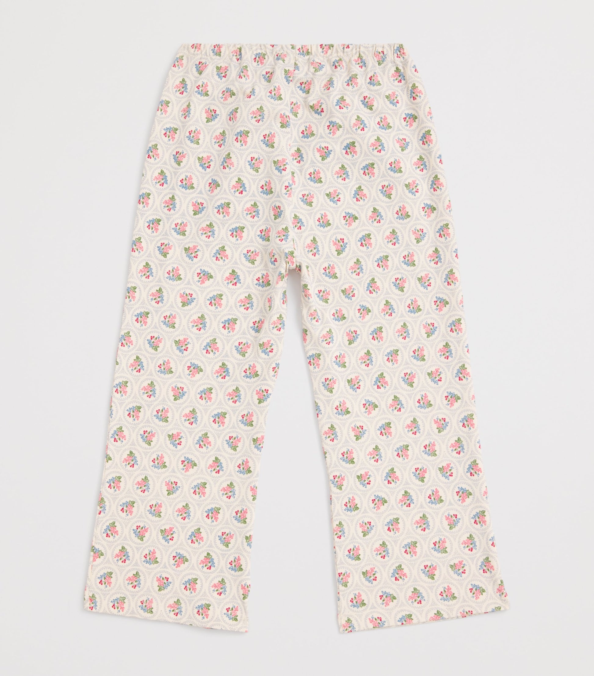 Cotton Floral Trousers (12 Months-4 Years)