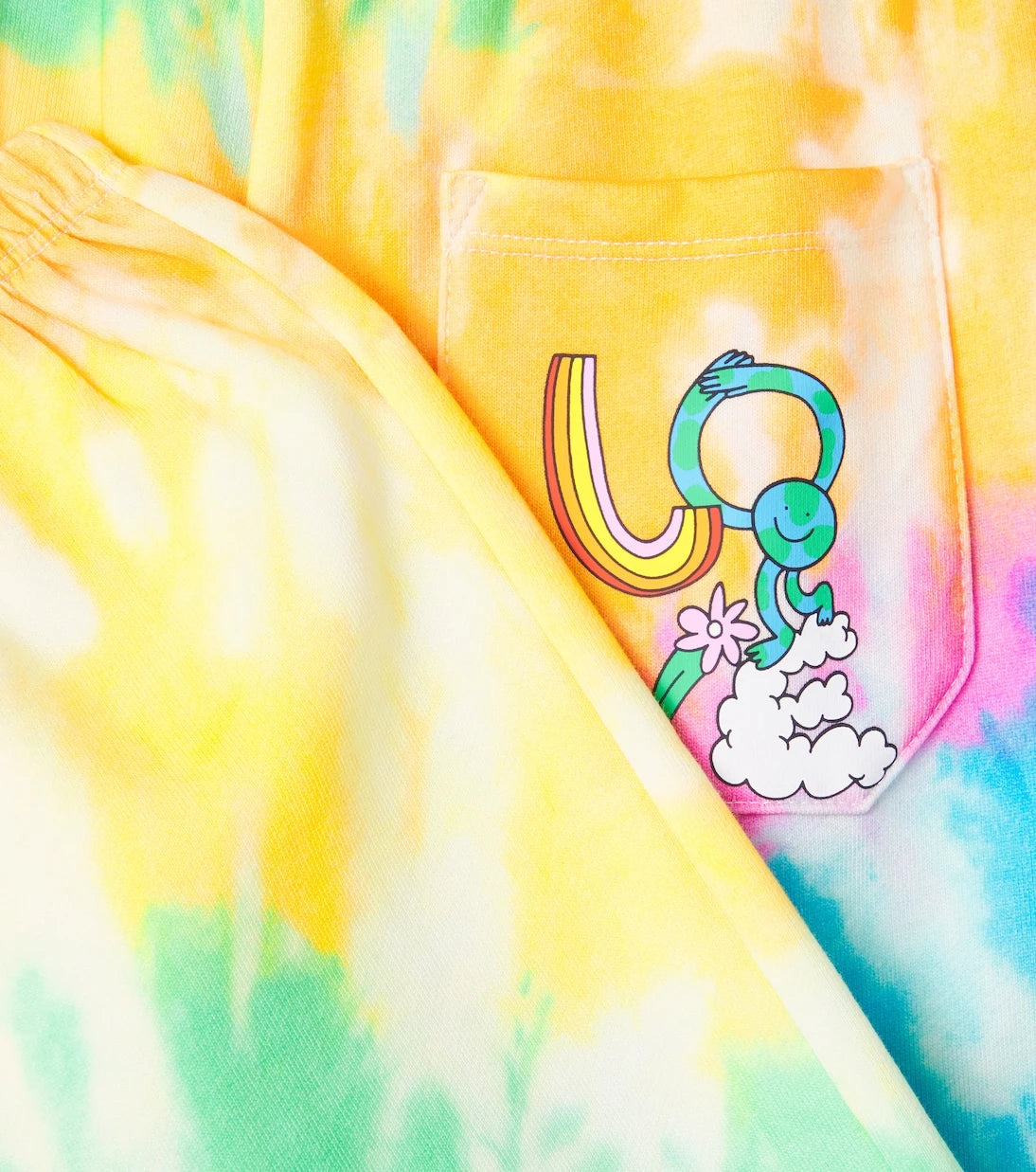 Stella McCartney Kids - Tie-dye cotton jersey sweatpants