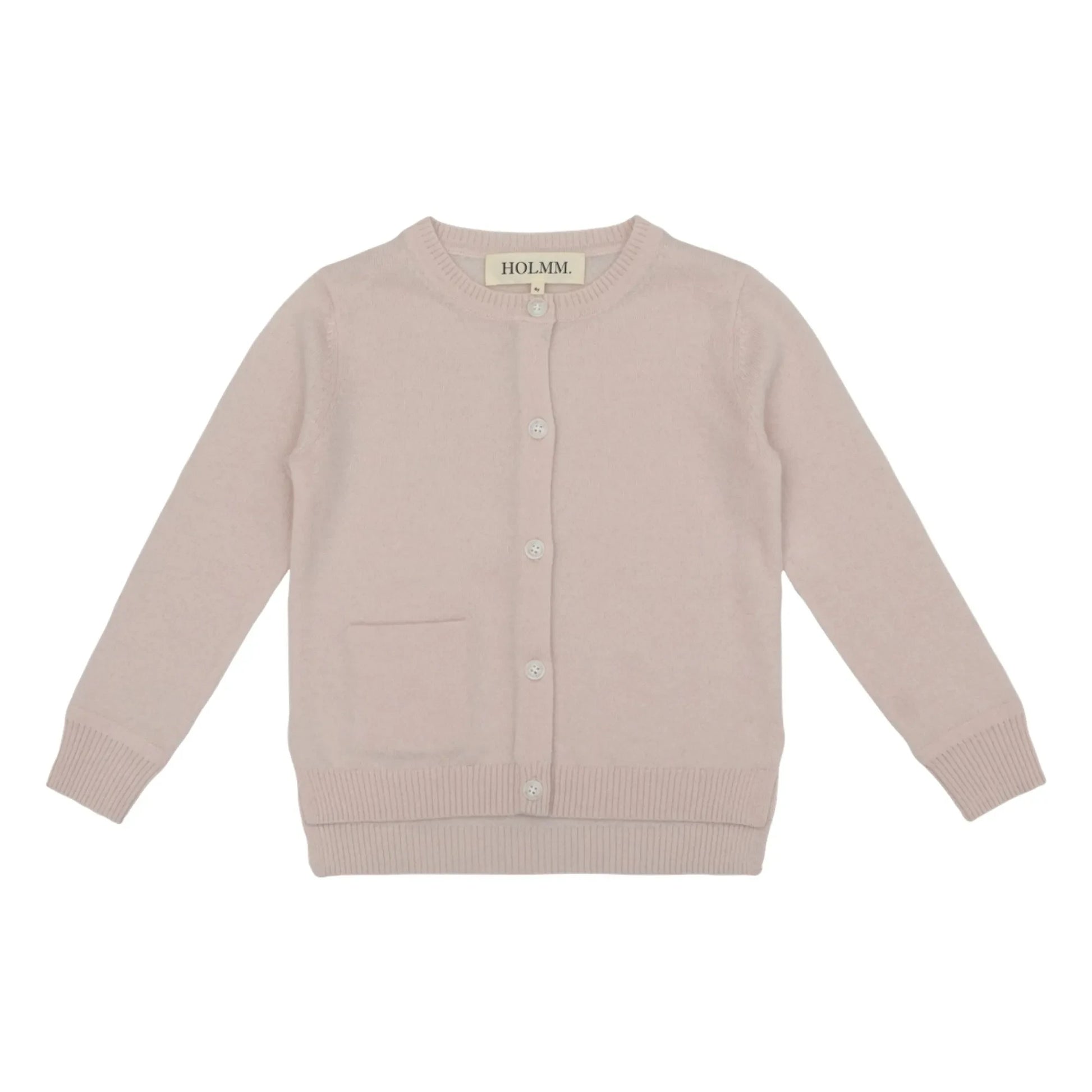 Holmm - Mulle Cashmere Cardigan | Powder pink