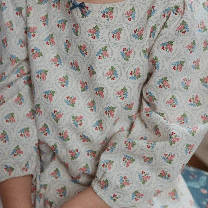 Konges Sløjd DREY DRESS GOTS Çocuk Pamuk Elbise