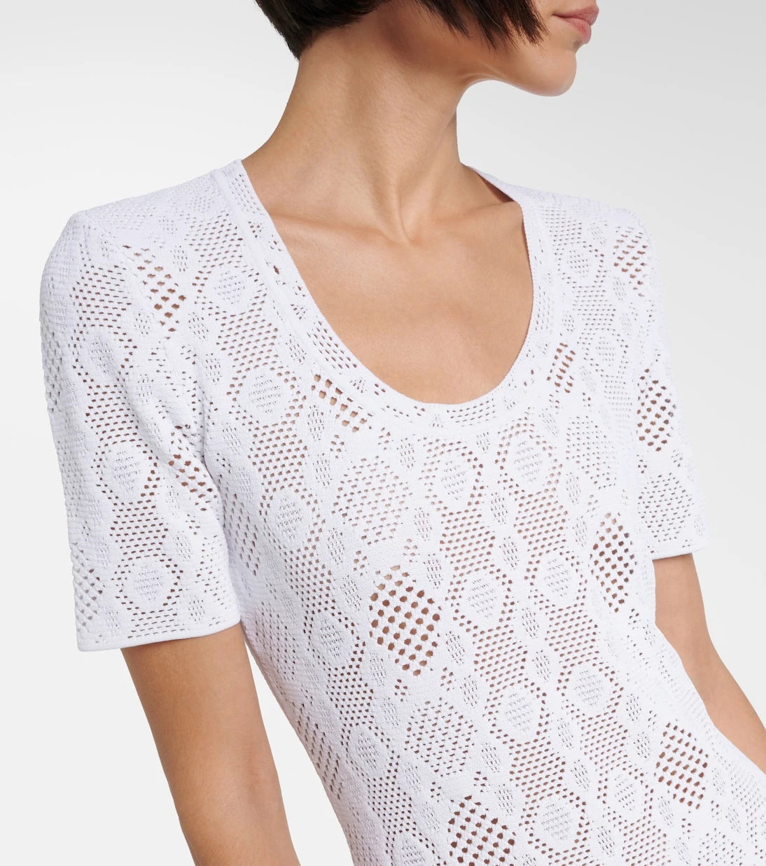 Alaïa - Lace midi dress