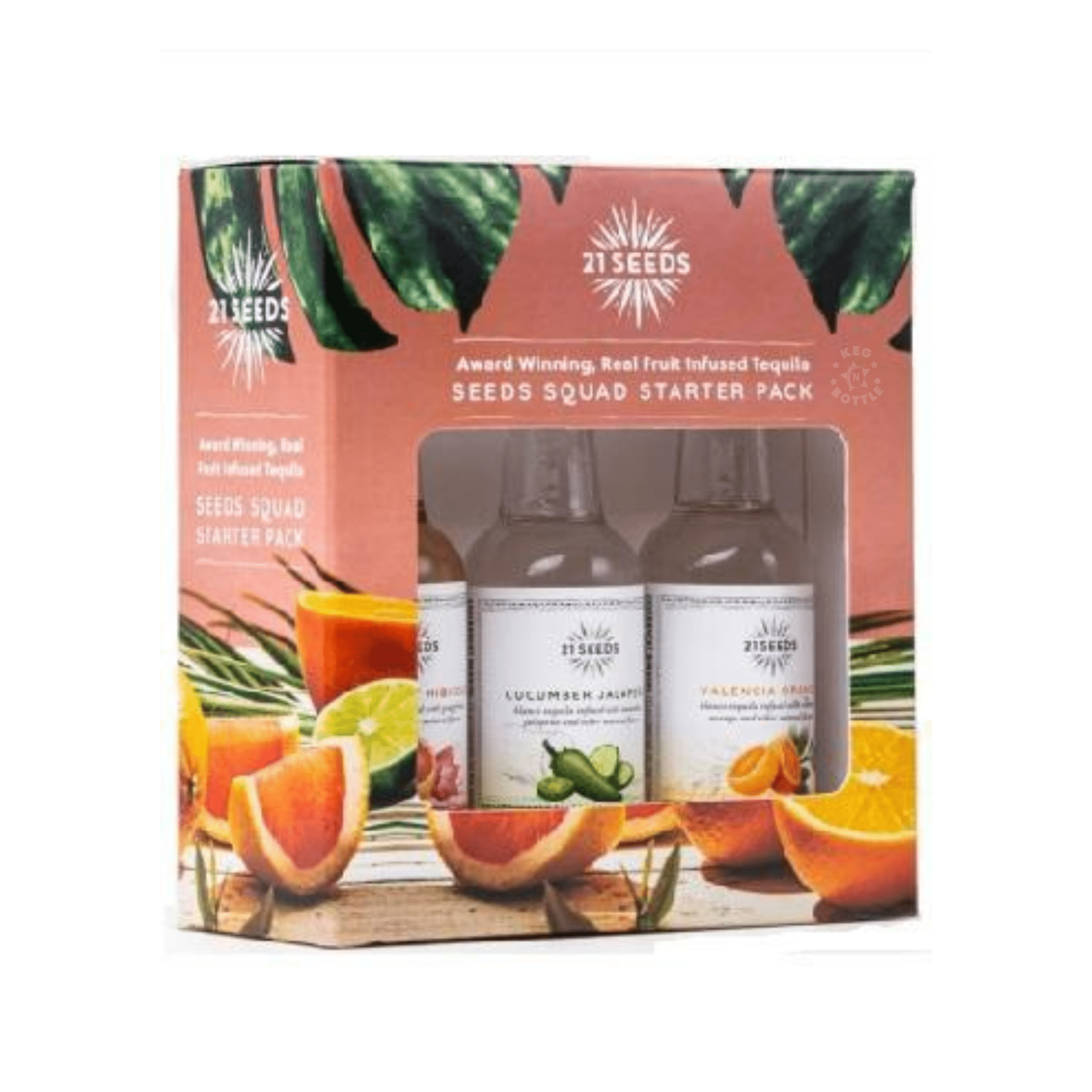 21 Seeds Tequila Squad Variety Pack (3 x 50 ml)