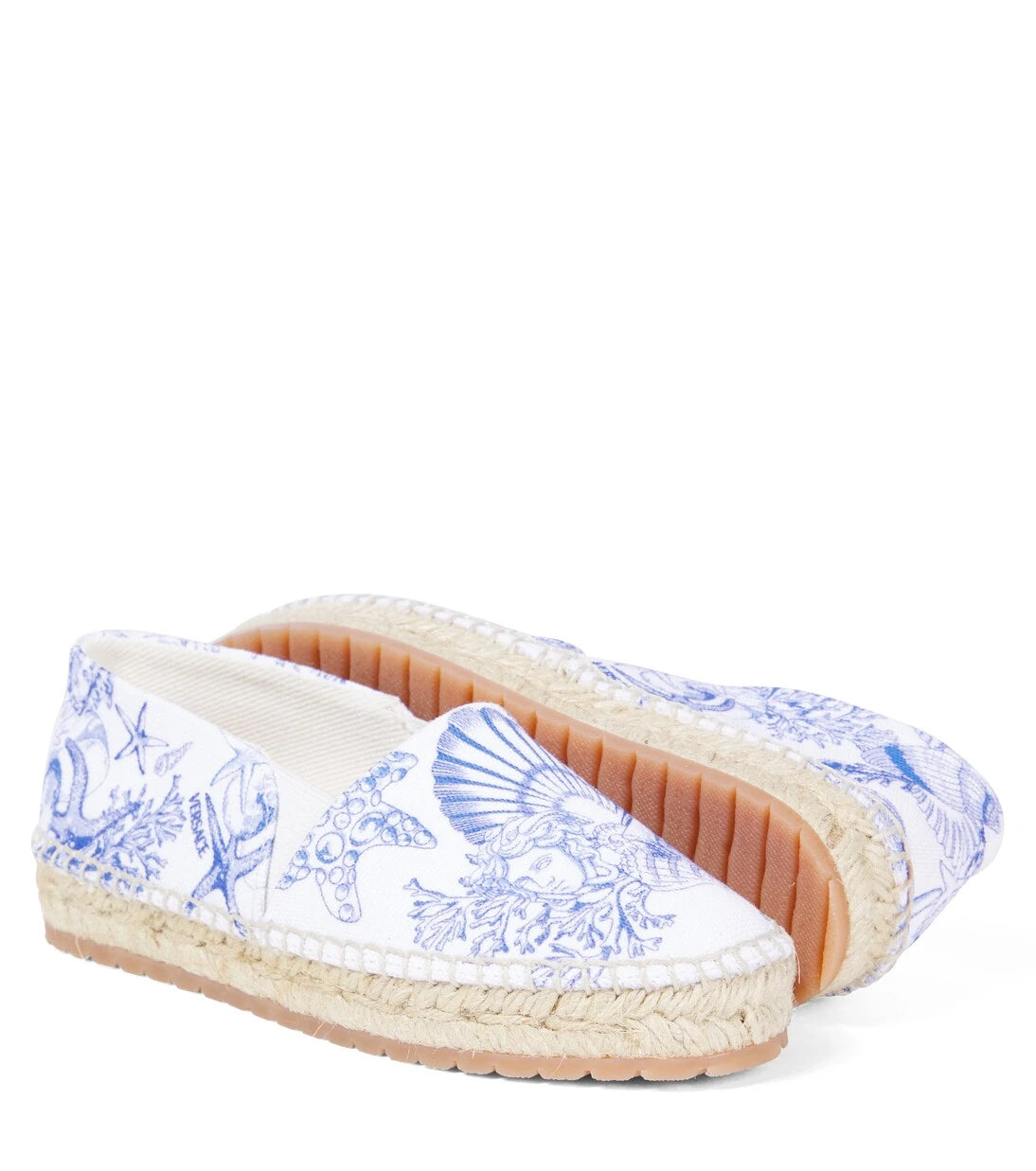 Versace Kids - Coral Theatre canvas espadrilles