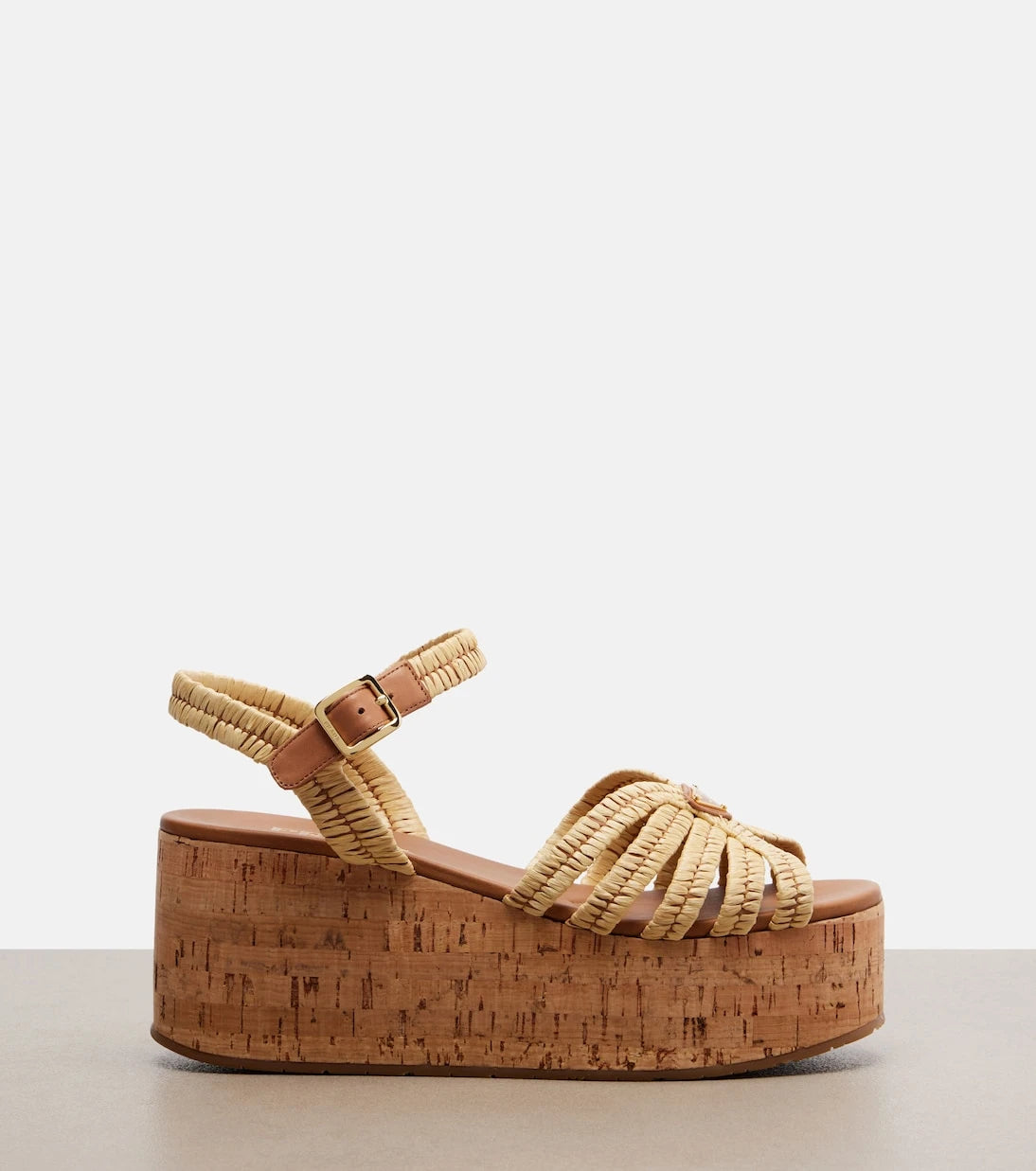 Prada - Crochet wedge sandals