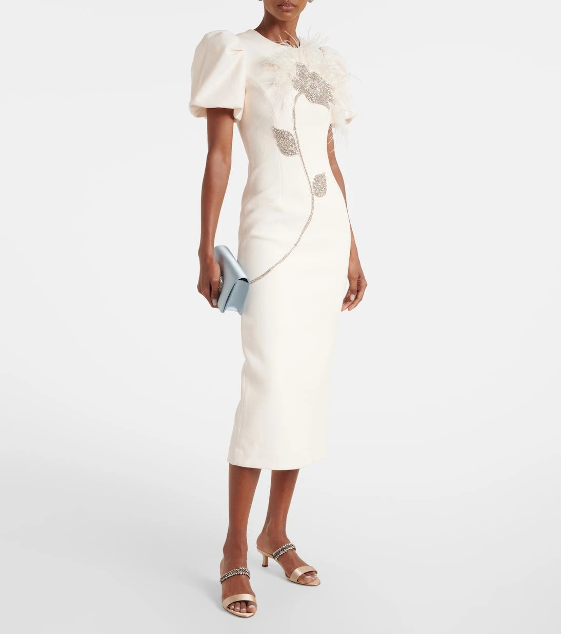 Manolo Blahnik - Kifasan embellished satin mules