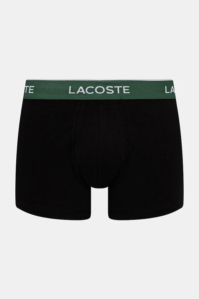 Lacoste erkek pamuklu elastan dar kesim boxer 3'lü