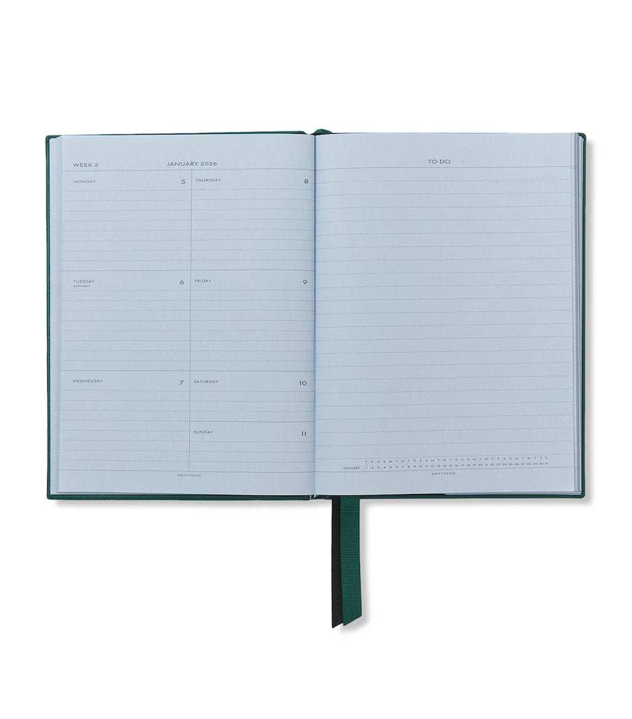 Leather Soho A5 2026 Diary