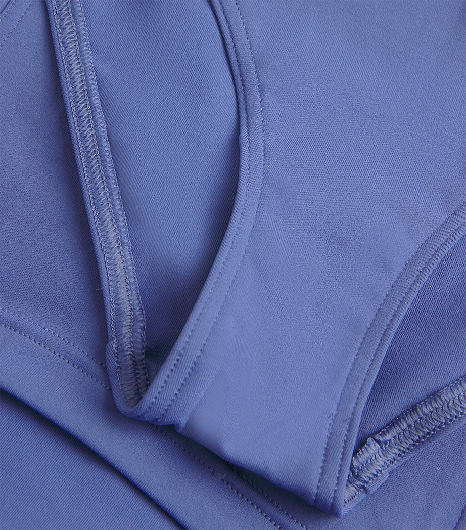 Eres Blue Square-Neck Aquarelle Swimsuit