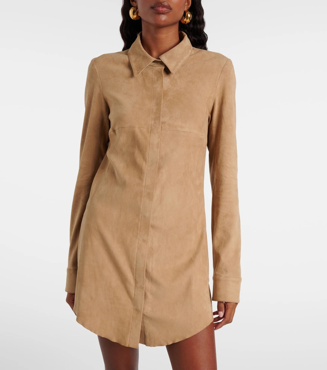 Stouls - Geraldine suede shirt dress