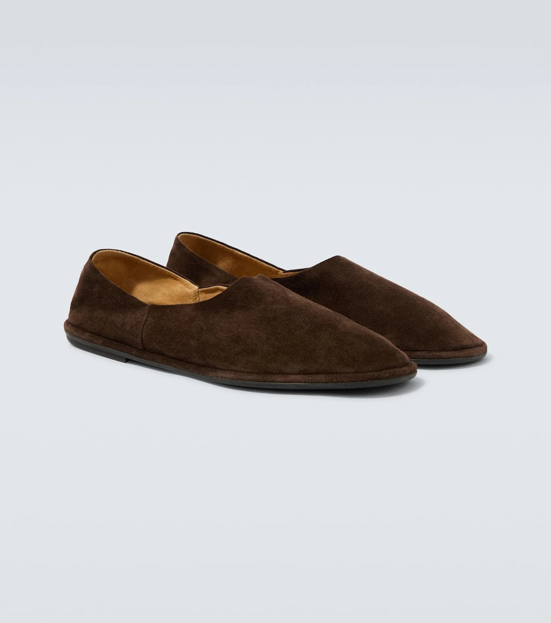 The Row - Canal suede slip-on shoes