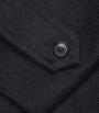 System Navy Wool-Alpaca Overcoat