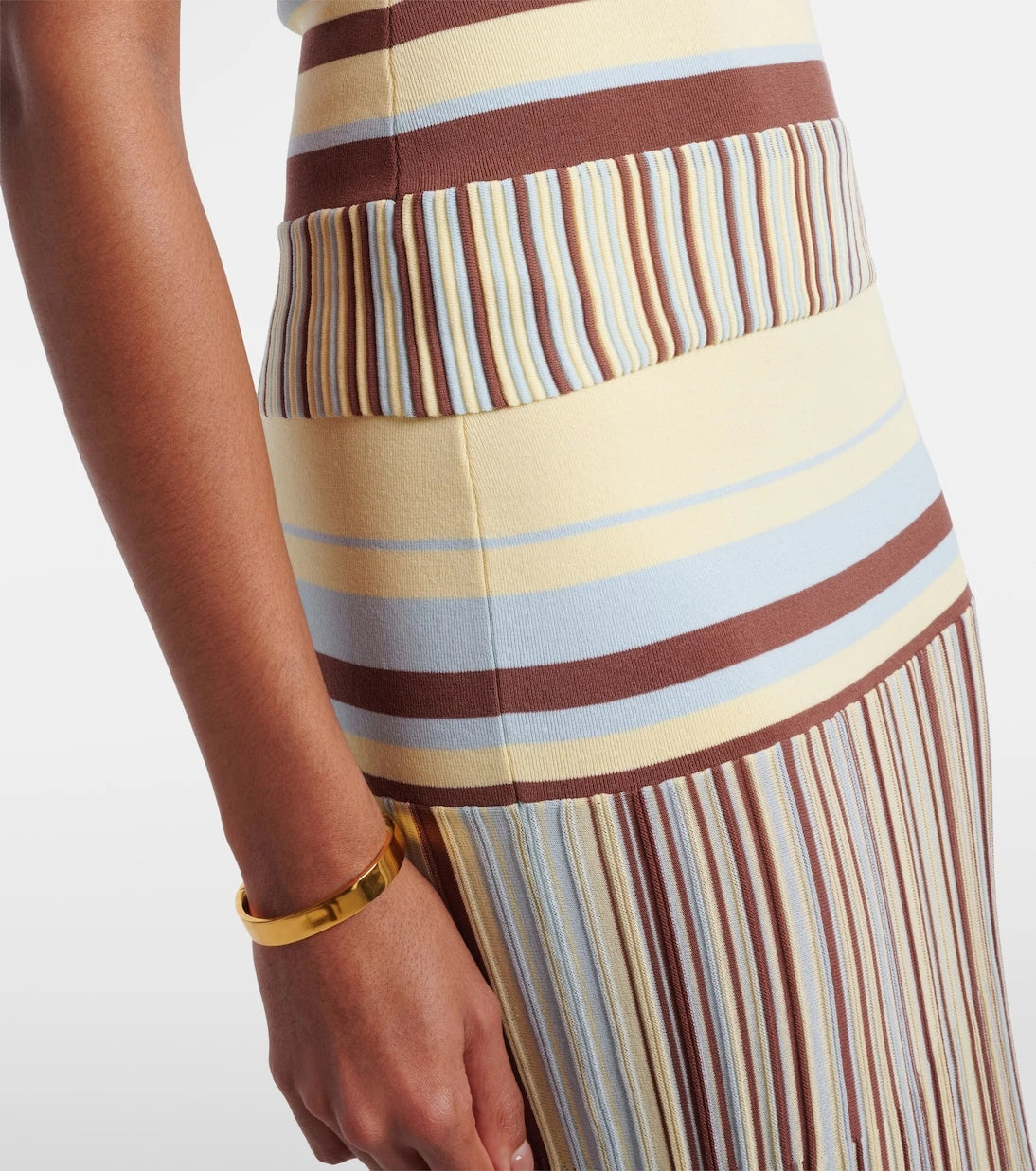 Faithfull - Citara striped cotton-blend tube top