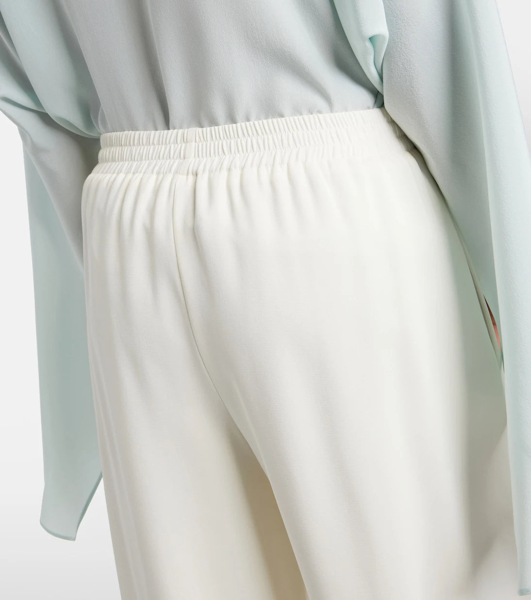 Oscar de la Renta - Silk-blend georgette wide-leg pants
