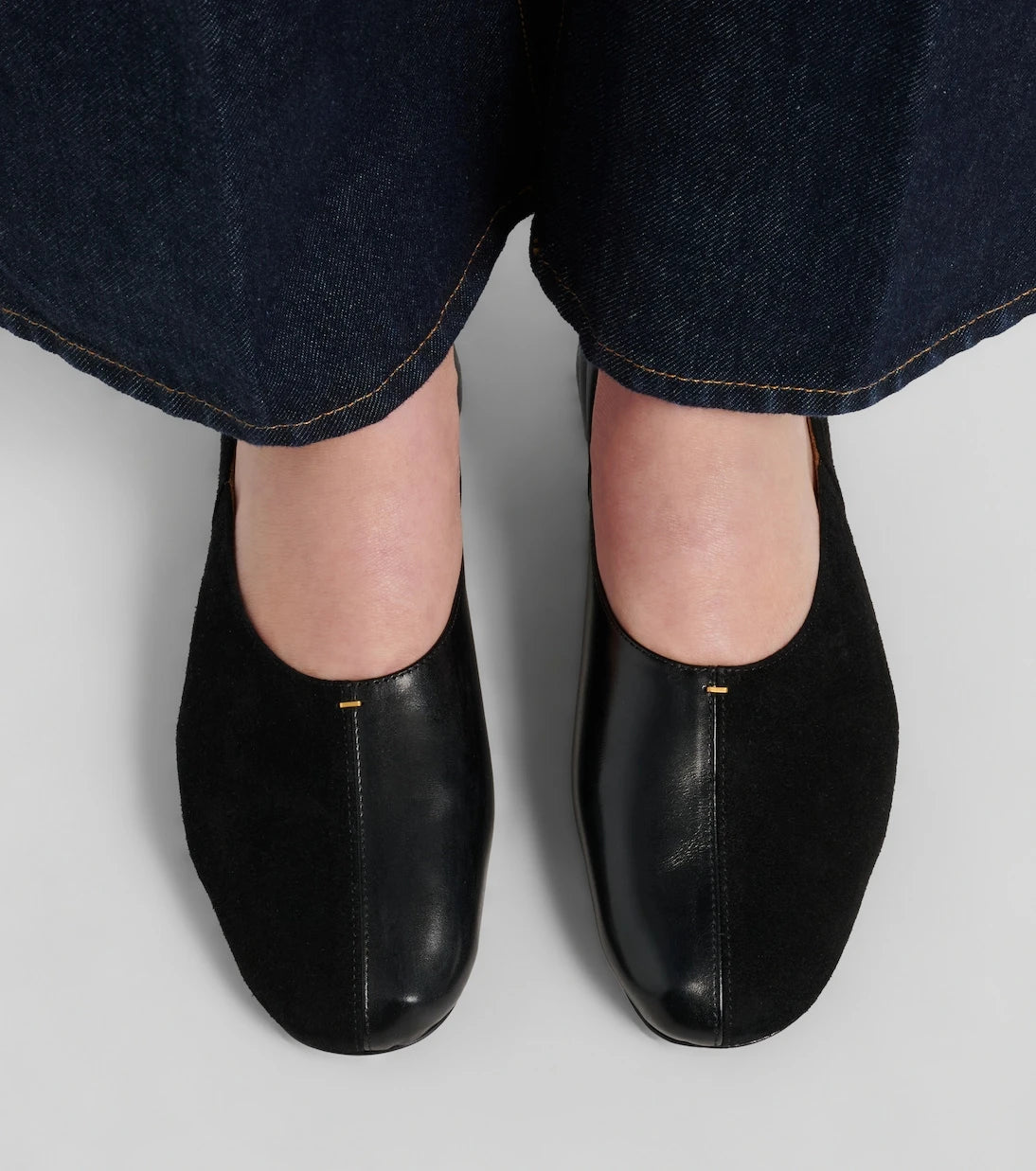Khaite - Jane leather ballet flats