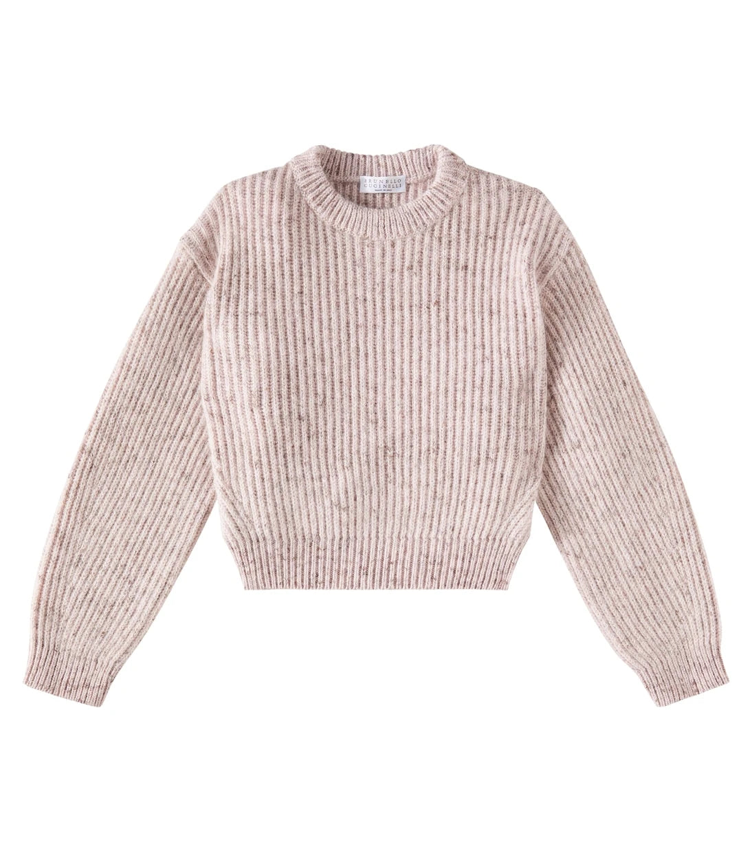 Brunello Cucinelli Kids - Wool and mohair-blend tweed sweater