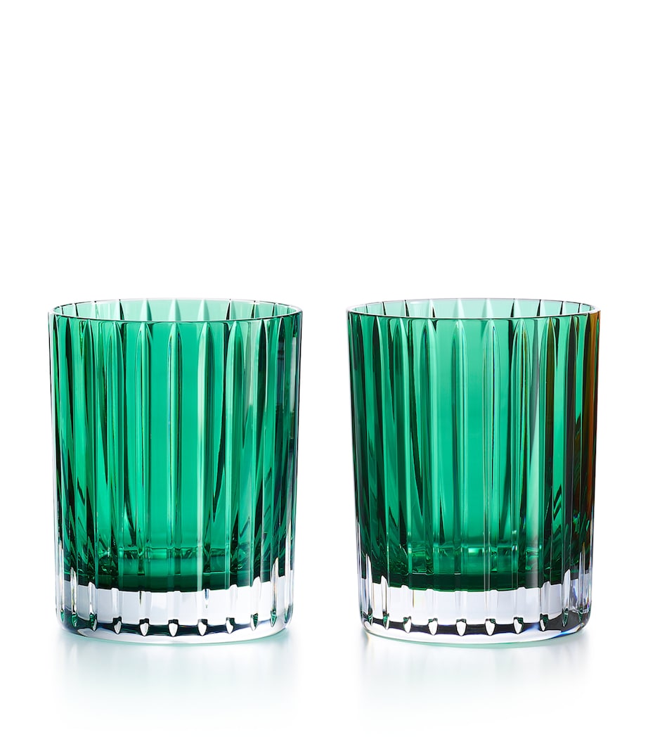 Set of 2 Large Harmonie Dark Green Tumblers (360ml)