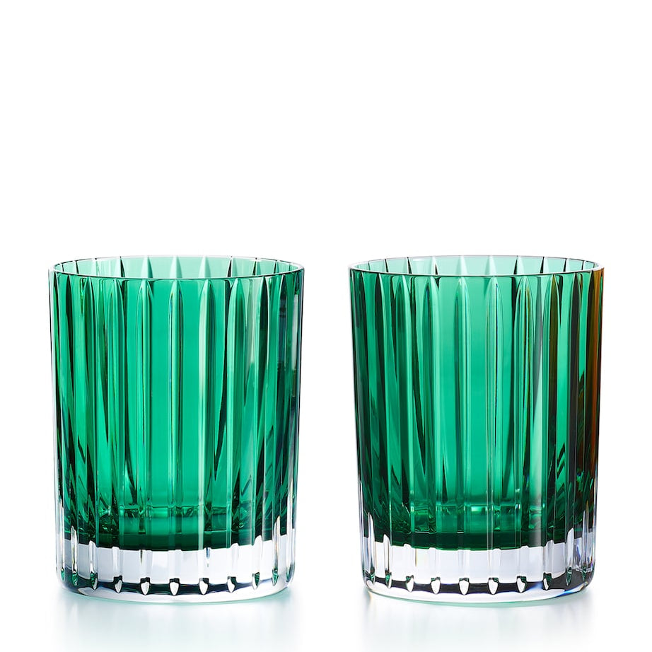 Set of 2 Large Harmonie Dark Green Tumblers (360ml)