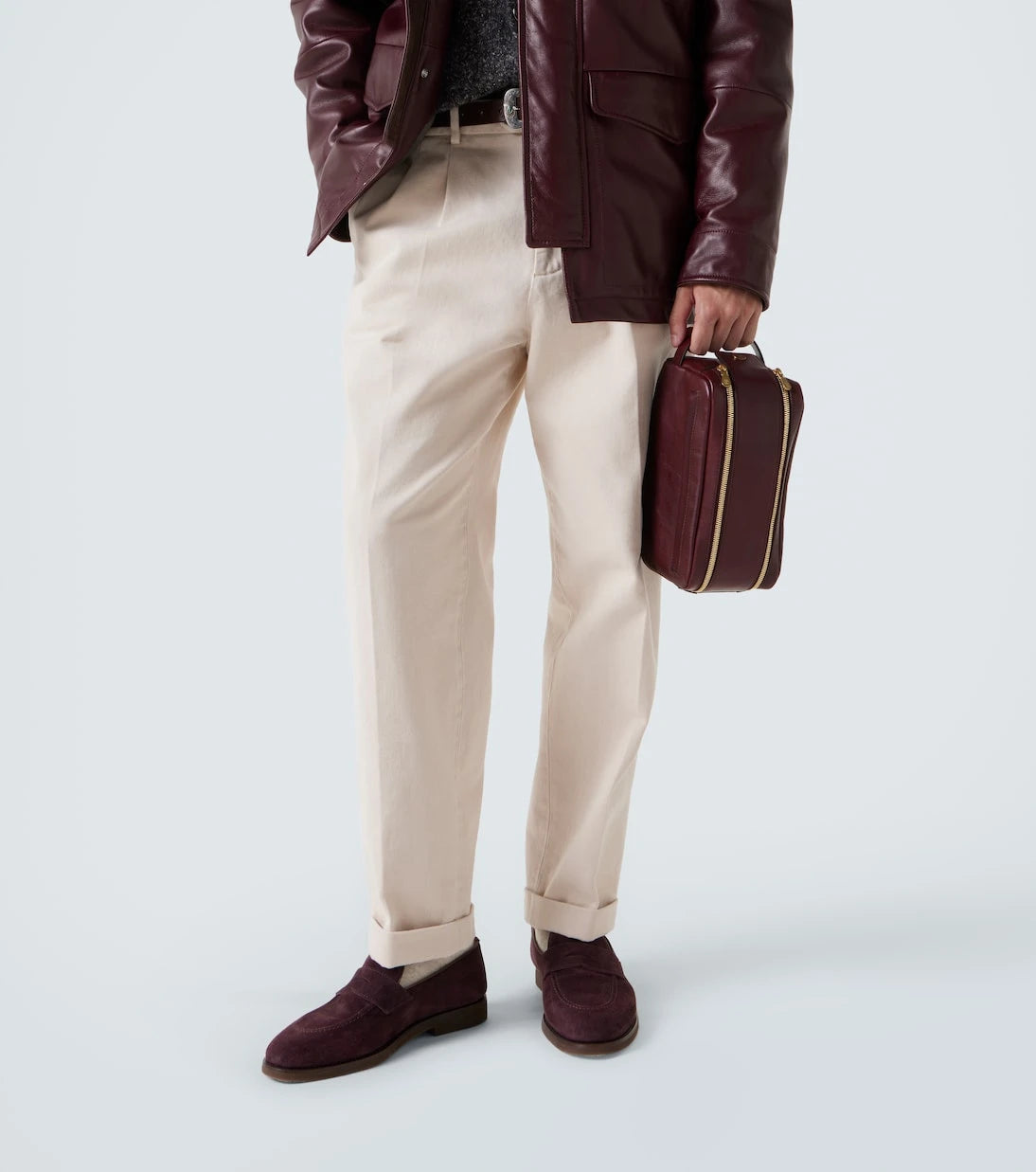 Brunello Cucinelli - Leather vanity bag