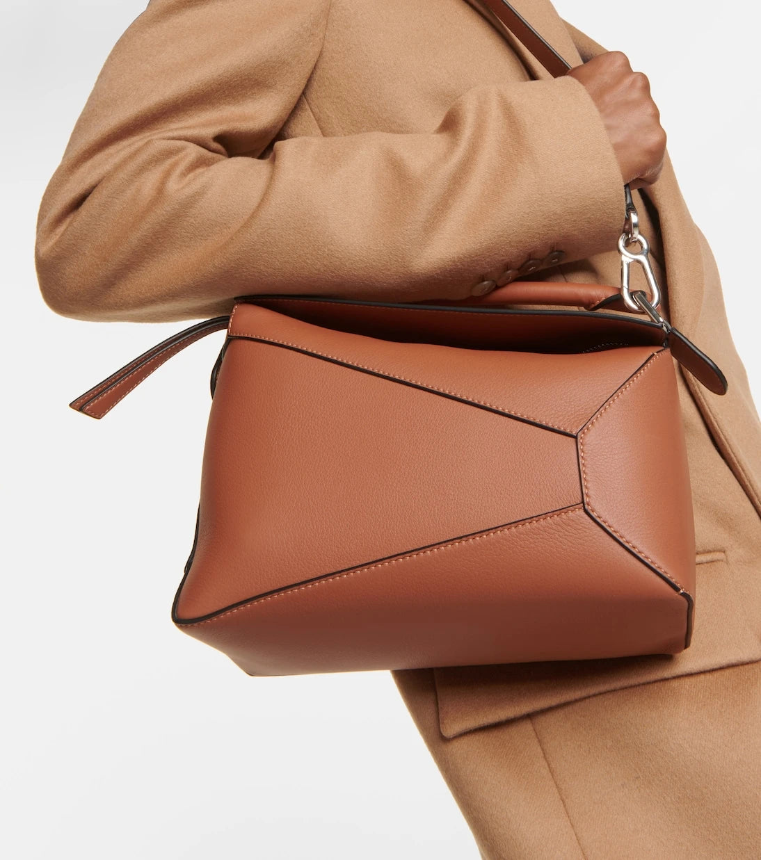 Loewe - Puzzle Edge Small leather tote bag